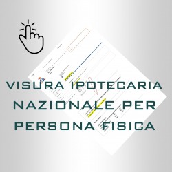 VISURA IPOTECARIA PERSONE FISICHE NAZIONALE 