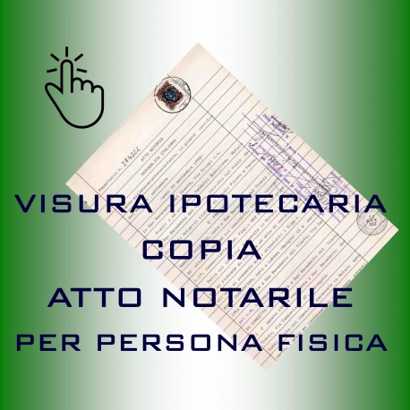 COPIA ATTO NOTARILE PER PERSONA FISICA