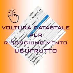 VOLTURA RICONGIUNGIMENTO USUFRUTTO